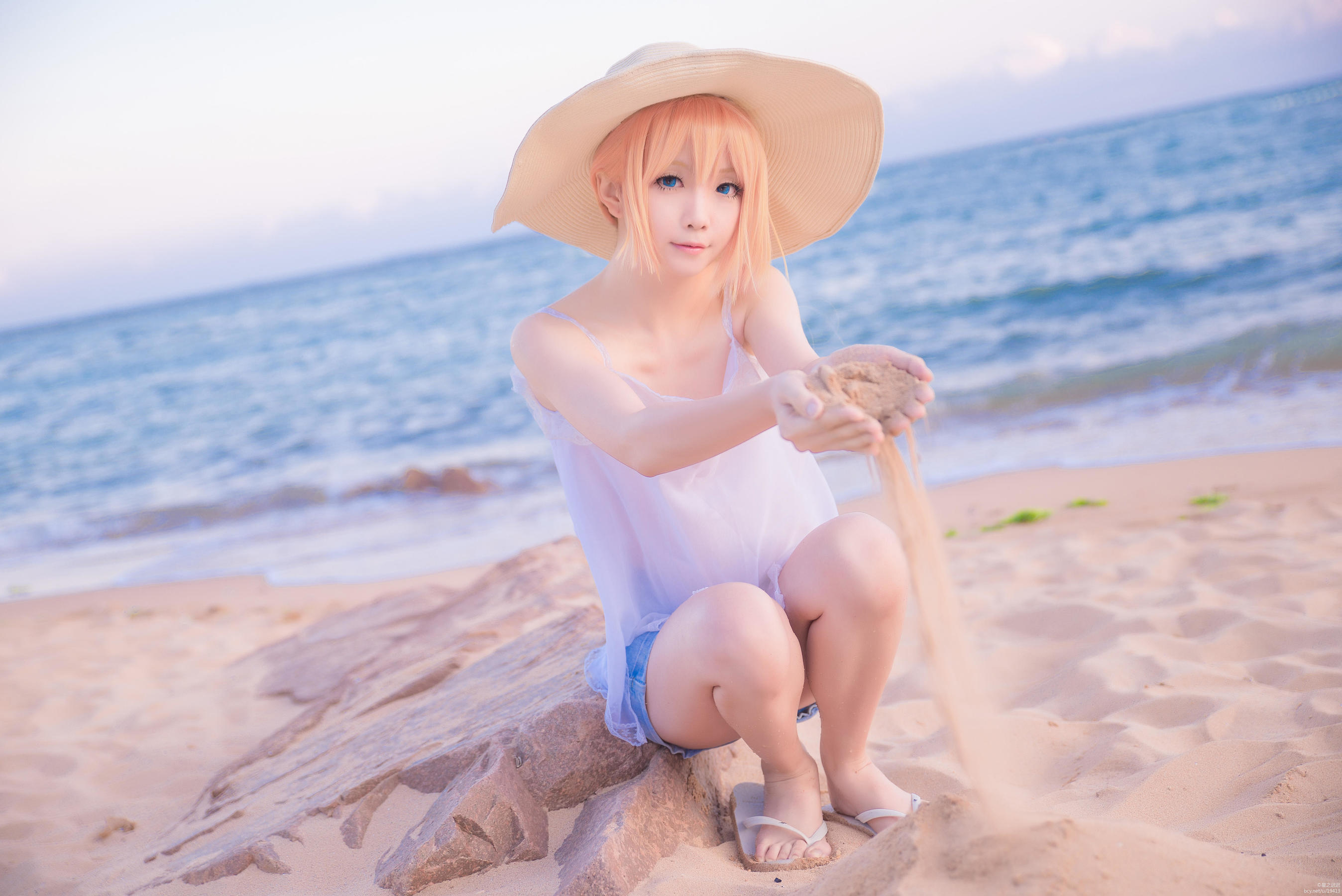 [网红Coser]星之迟迟《刀剑乱舞COS乱藤四郎》写真集插图4